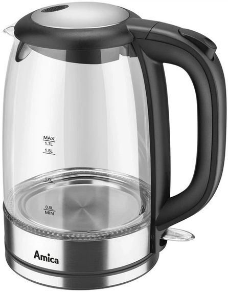 Електрочайник Amica KD 2050G 1.7 л сріблястий | Зображення 2