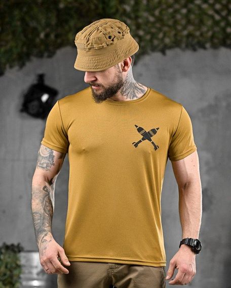 Тактична потоотводяща футболка медик кайот ВТ6571 | Зображення 1