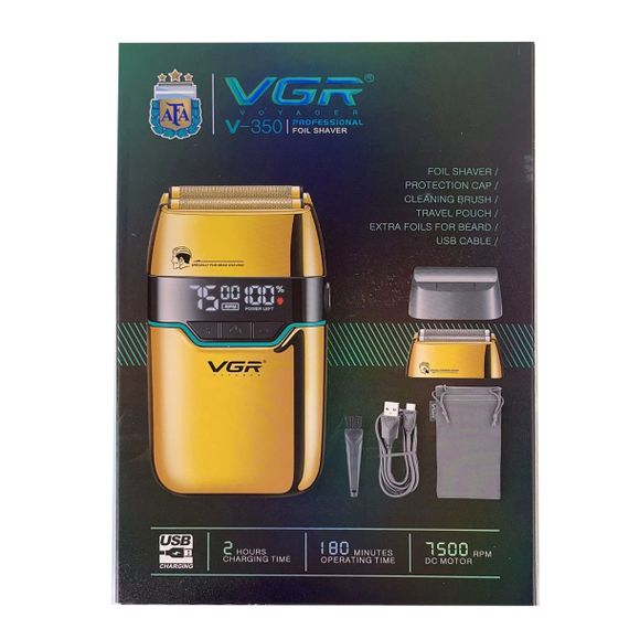 Електробритва VGR V-350 GOLD золотиста | Зображення 2