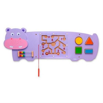 Развивающая игрушка Viga Toys Бизиборд Бегемотик (50470FSC)