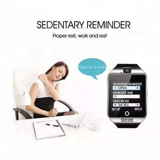 Смарт-годинник Smart Watch Q18. UO-578 Колір: чорний | Зображення 8