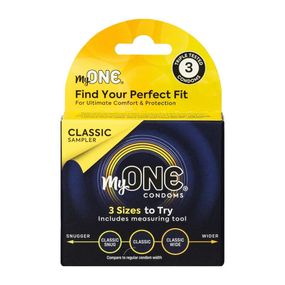 Презервативы MyONE Classic Sampler 3 шт, картонная коробка Sex Aura