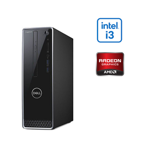 Комп'ютер Dell Inspiron 3470 SFF / Intel Core i3-9100 (4 ядра по 3.6 - 4.2 GHz) / 16 GB DDR4 / 256 GB SSD M.2 / AMD Radeon Pro WX 3100, 4 GB GDDR5, 128-bit / Win 10 Home б/в