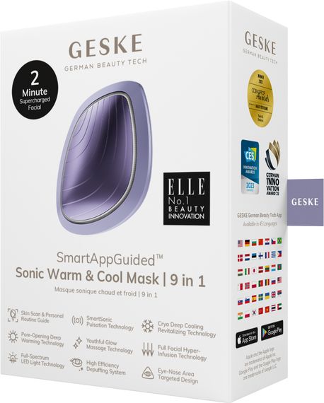 Ультразвукова маска тепло та холод GESKE Sonic Warm&Cool Mask 9в1 purple | Зображення 7