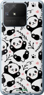 Чохол на Realme Narzo 50A Панди "4318u-2514-2448"