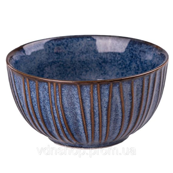 Тарілка глибока кругла з порцеляни 11.5 см синій HP641 | Зображення 1