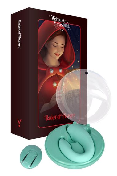 Вібратор для пар FairyGasm PleasureBerry green, зарядний кейс, пульт ДК Sex Aura | Зображення 7