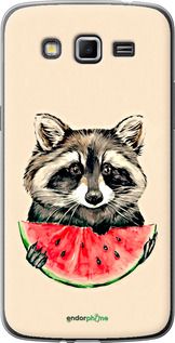 Чохол на Samsung Galaxy Grand 2 G7102 Єнотик з кавуном "4605u-41-2448"