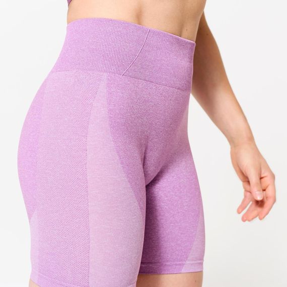 Шорти жіночі для фітнесу безшовні рожеві - S | Зображення 2