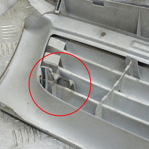 Решітка радіатора Volkswagen Transporter T4 1996-2003 Решітка переднього бампера Фольксваген т4 7D0853651 | Зображення 5