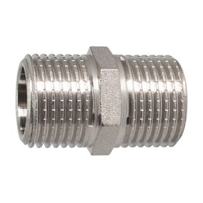 Ніпель нікельований Remi 1/2” 3,5см 19781