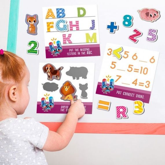 Набор магнитов Magdum "Буквы и цифры" ML4031-09 EN | Зображення 3