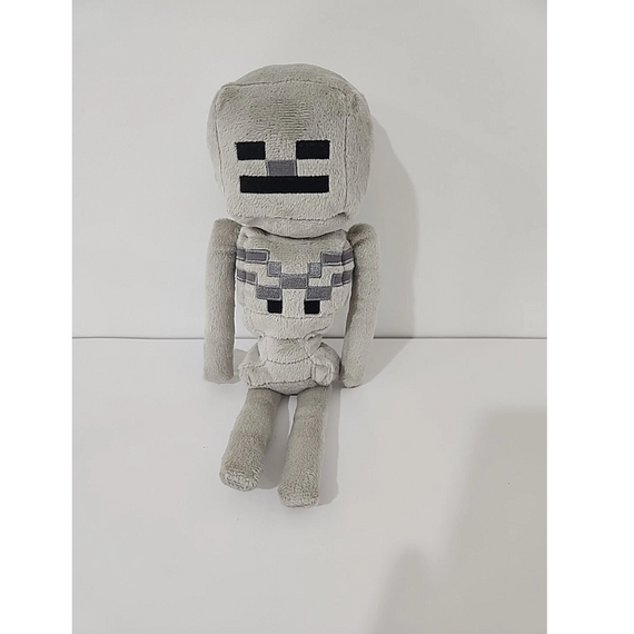 М'яка іграшка Скелет із гри Minecraft, плюшевий Скелет Skeleton 20 см для дітей | Зображення 6