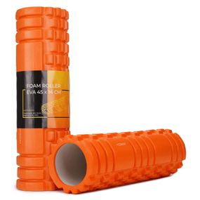 Масажний ролик Cornix EVA 45 x 14 см (валик, ролер) XR-0041 Orange
