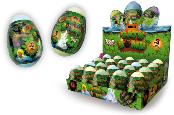 Бомбочка для ванни BB-02-02 "Bath Bomb" Dino в дисплеї 20 шт. DANKO
