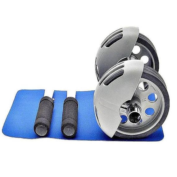 Колесо ролик для пресса гимнастический Power Stretch Roller