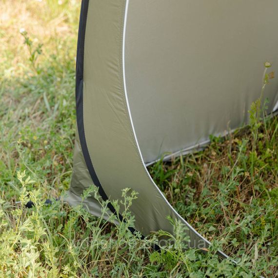 Палатка душ-туалет для кемпинга автомат 120×120×190 (см) тент для душа и туалета туристический LU-015DGR Хаки | Зображення 6