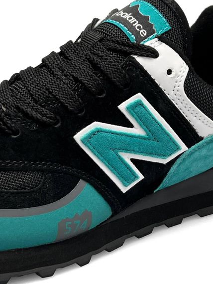 Кросівки чоловічі N3ew B3alan3ce 574 TP2 Black Turquoise , В'єтнам | Зображення 8