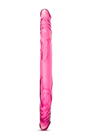 Подвійний фалоімітатор B YOURS 14inch DOUBLE DILDO PINK, Рожевий, Розмір посилки : 11,50 х 68,00 х 3,00 | Зображення 2