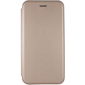 Кожаный чехол-книжка Classy для Xiaomi Redmi Note 9s / Note 9 Pro / Note 9 Pro Max Золотой