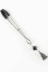 Зажим для клитора Art of Sex - Clit Clamp Sweet Brush, Серебристый