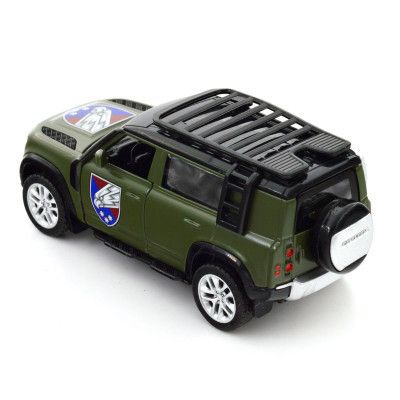 Машина Techno Drive Автомодель серии Шевроны Героев - Land Rover Defender 110 - 25 ОПДБр (250289M) | Зображення 8