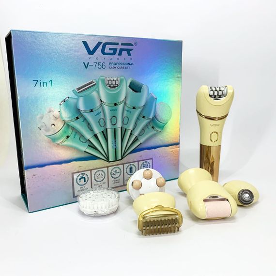 Епілятор VGR V-756 GOLD 7 в 1 | Зображення 1