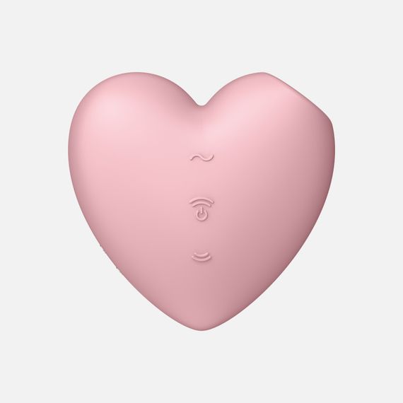 Вакуумний стимулятор для клітора Cutie Heart колір: рожевий Satisfyer (Німеччина) Sex Aura | Зображення 4