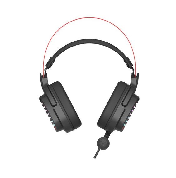 Гарнітура ігрова Bloody G560 Sports Red з підсвічуванням, колір чорно-червоний, USB | Зображення 4