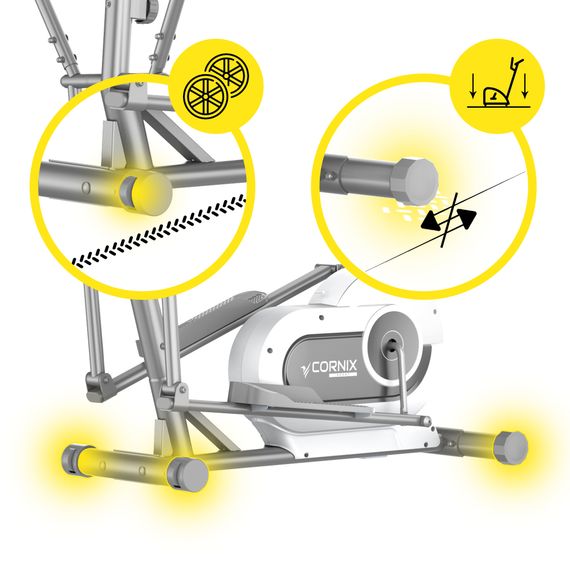 Орбітрек електромагнітний Cornix Fiona White/Grey | Зображення 1