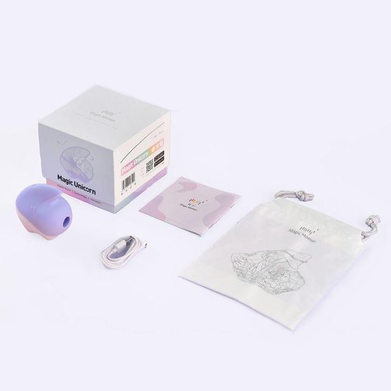 Вакуумний кліторальний смарт-стимулятор Magic Motion Unicorn Purple з вібрацією Sex Aura | Зображення 6
