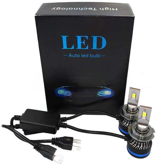 Комплект світлодіодних ламп HeadLight RT19 H7 (PX26d) 55W 9-32V 6000K 8000Lm CSP 12/24V | Зображення 1