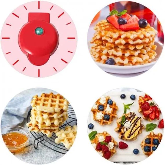 Электрическая мини вафельница с антипригарным покрытием Kucall XL-287 | Зображення 4