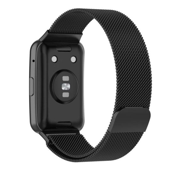 Миланский магнитный ремешок Primolux для смарт-часов Huawei Watch Fit / Fit SE (TIA-B09, TIA-B29, STA-B39) - Black | Зображення 1