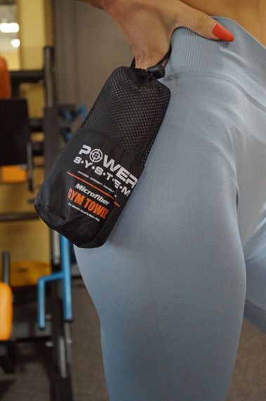 Полотенце для фитнеса и спорта Power System PS-7005 Gym Towel (100*50см) Темно-синий | Зображення 2