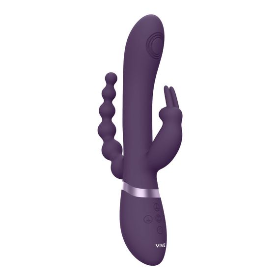 Вибратор-кролик Rini   цвет: фиолетовый3 в 1 Vive (Нидерланды) sexstyle | Зображення 1