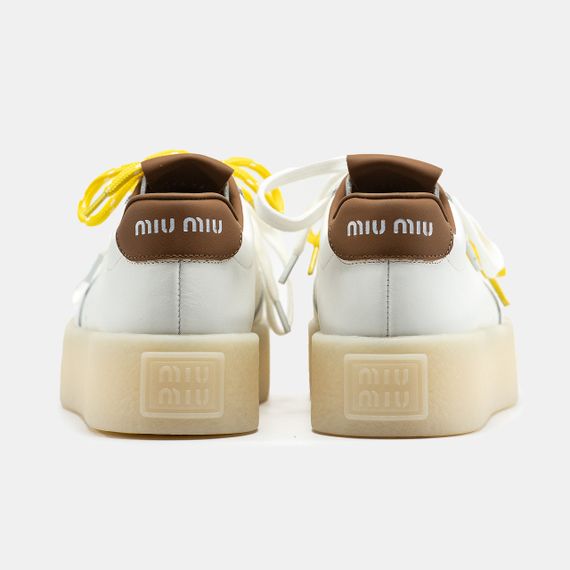 Кросівки жіночі Miu Miu (Шкіра) топ 2114 38 24 см | Зображення 6