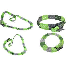 Интерактивный трек с инерционной машинкой SHT 5510-6 Dino Trak (138pcs/1CAR) Green