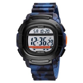 Чоловічий годинник Skmei 1657CMBU Camouflage-Blue