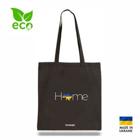 Екошопер Bookopt чорний Home