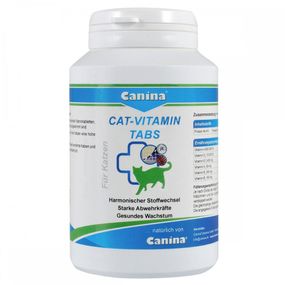 Вітаміни Canina Cat-Vitamin Tabs для котів, вітамінний комплекс, 125 г (250 табл)