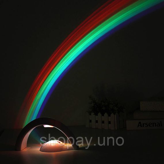 Нічник – проектор Райдуга RGB Lucky Rainbow · Світильник з проекцією веселки | Зображення 5