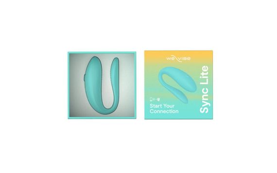 Вібратор для пар We-Vibe SYNC Lite Aqua — гнучкий, керування We-Connect, Bluetooth, водонепроникний, магнітна зарядка | Зображення 7