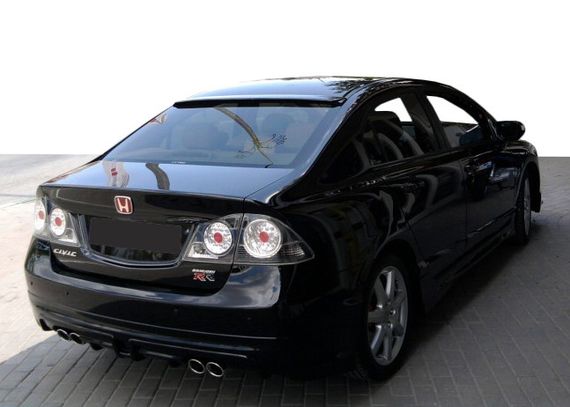Спойлер на стекло (под покраску) для Honda Civic Sedan VIII 2006-2011 гг.