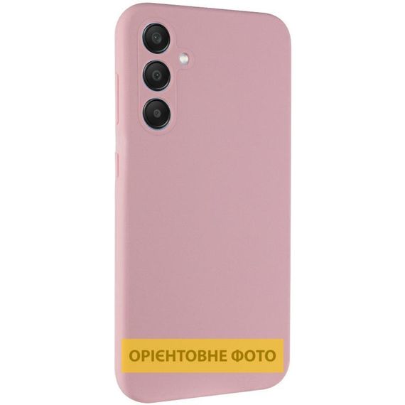 Чохол Silicone Cover Lakshmi Full Camera (AAA) для Samsung Galaxy S25 Edge Білий / White Рожевий / Pink Sand