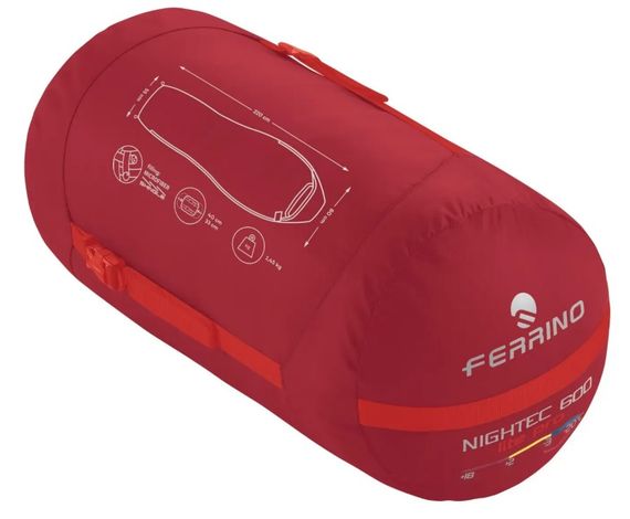 Спальний мішок Ferrino Nightec Lite Pro 600M -3°C Red (86708NRR) | Зображення 1