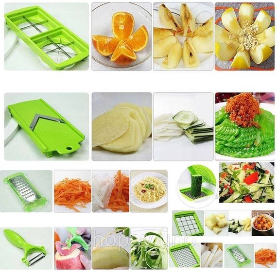 Мультирізка - овочерізка Nicer Dicer Найсер-Дайсер ∙ 11 видів нарізки | Зображення 2