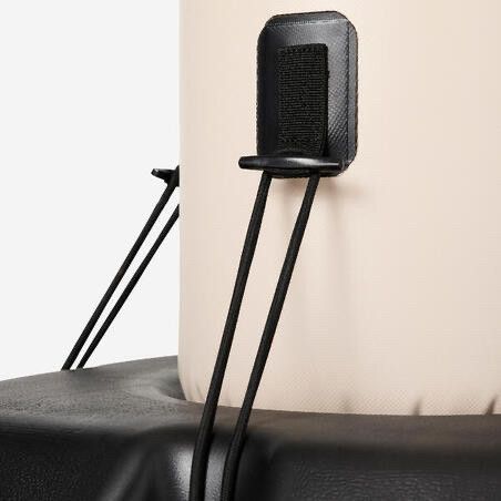 Боксерський мішок підлоговий чорний/бежевий | Зображення 1