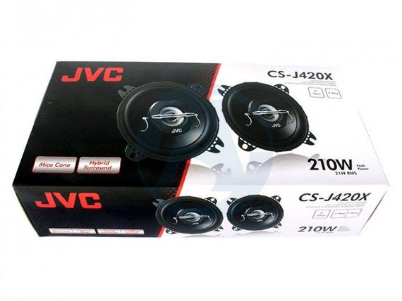 Широкополосные автомобильные колонки JVC CS-J420X 4 дюйма Колонки автомобильные Акустика | Зображення 3