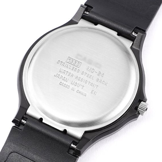 Ремінець для Casio G-Shock MQ-24/71/76/10, MW-59 All Black | Зображення 6